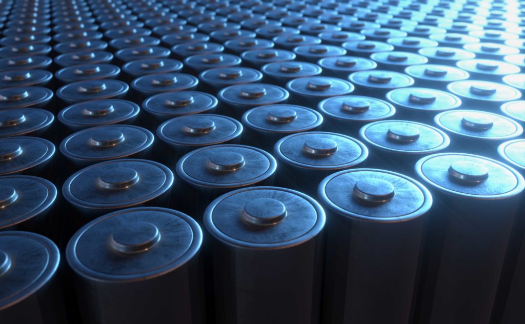 Image of multiple lithium-ion batteries