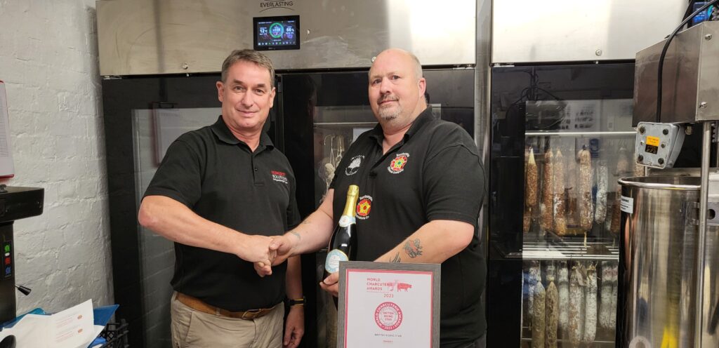Image of Northampton Charcuterie accepting their award