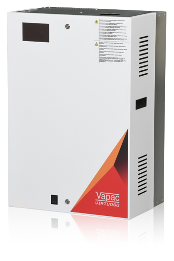 Product image of a white electrode humidifier by Vapac